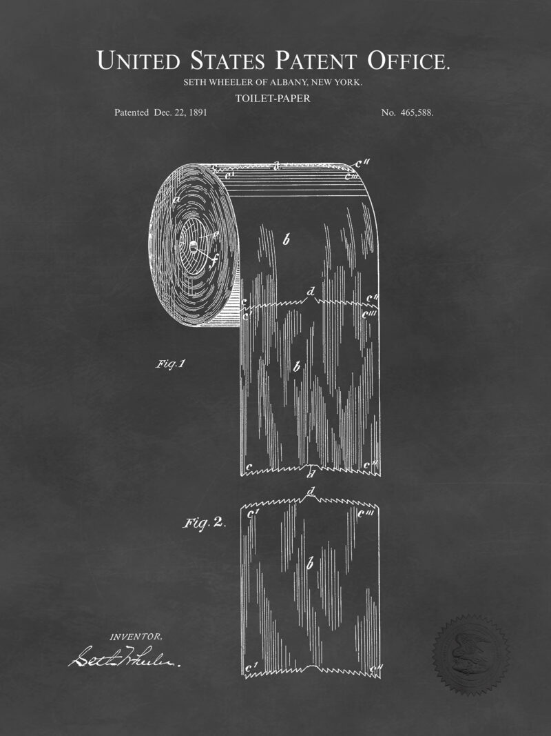 Vintage Toilet Decor | Washroom Patents