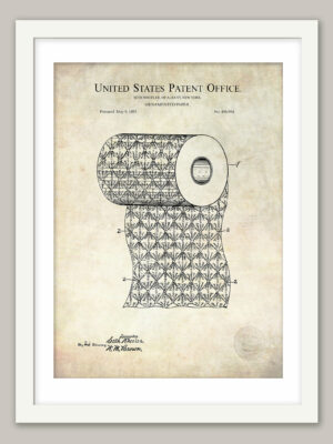 Toilet Paper Design | 1898 Patent
