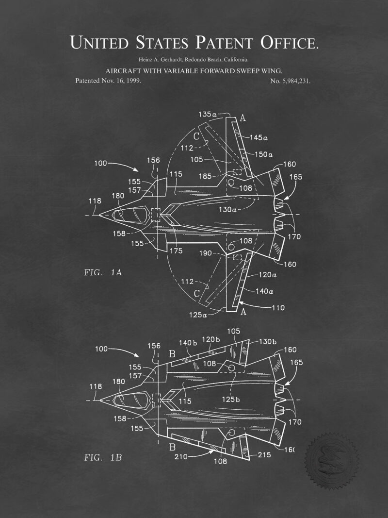 Grumman X-29 Jet | 1999 Patent
