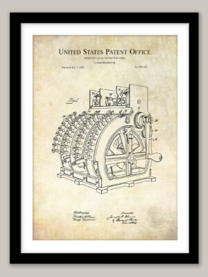 Cash Register Design | 1902 Patent