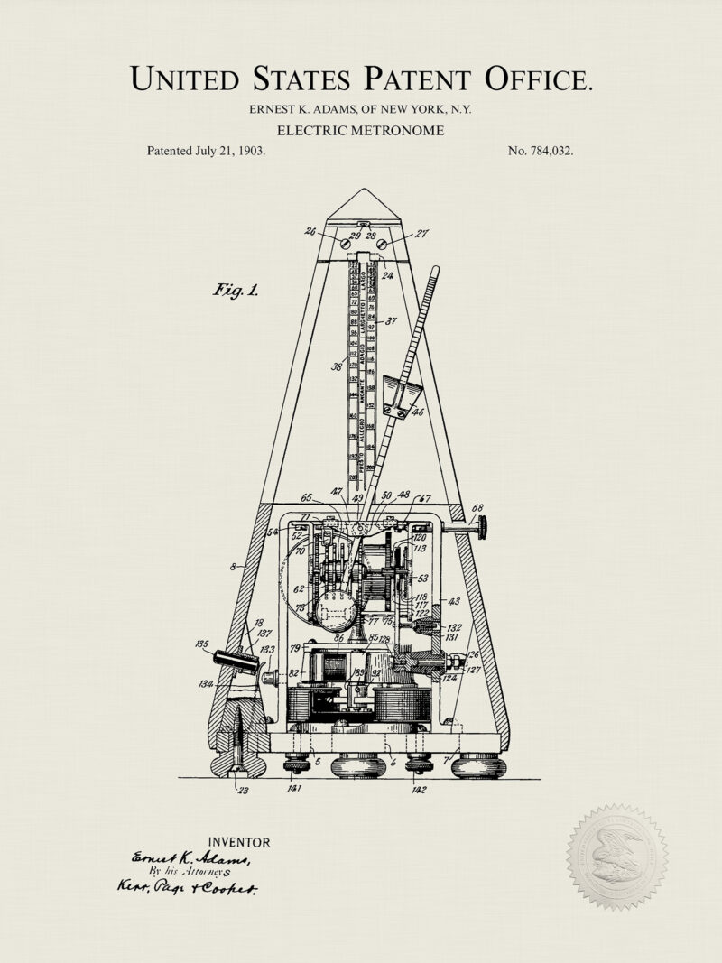 Vintage Piano Patent Collection