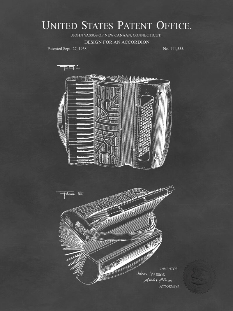 Accordion Print | 1938 Patent