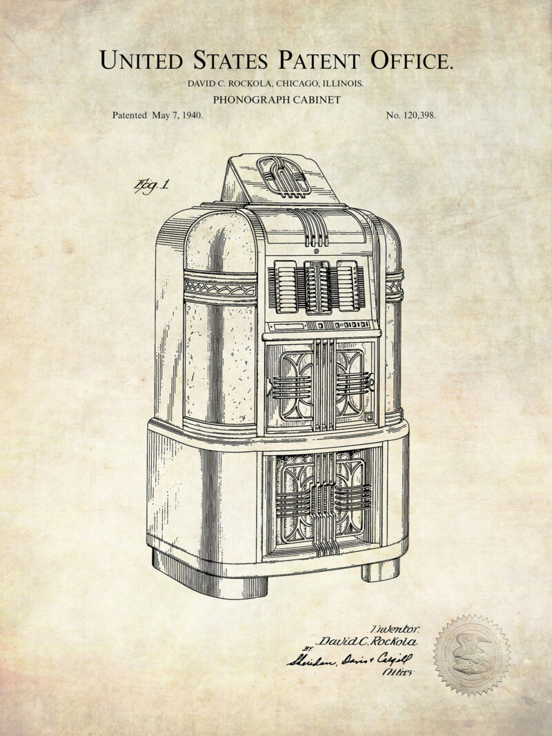Jukebox Record Player | 1940 Patent