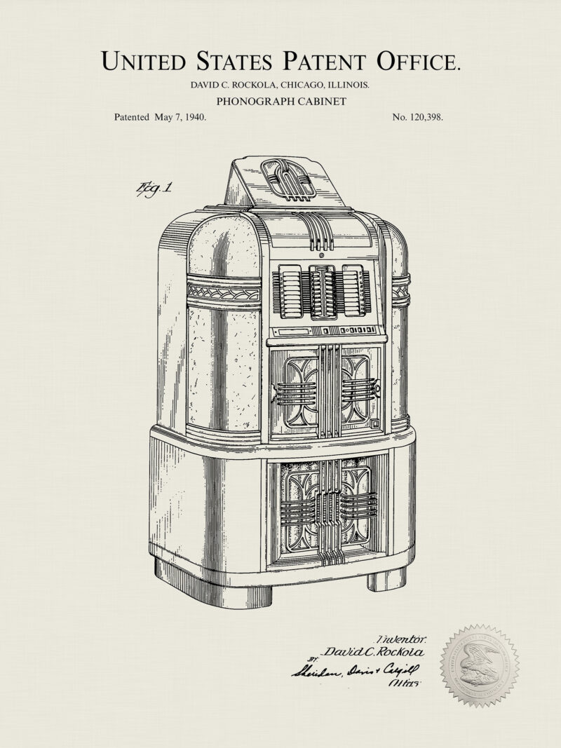 Jukebox Record Player | 1940 Patent