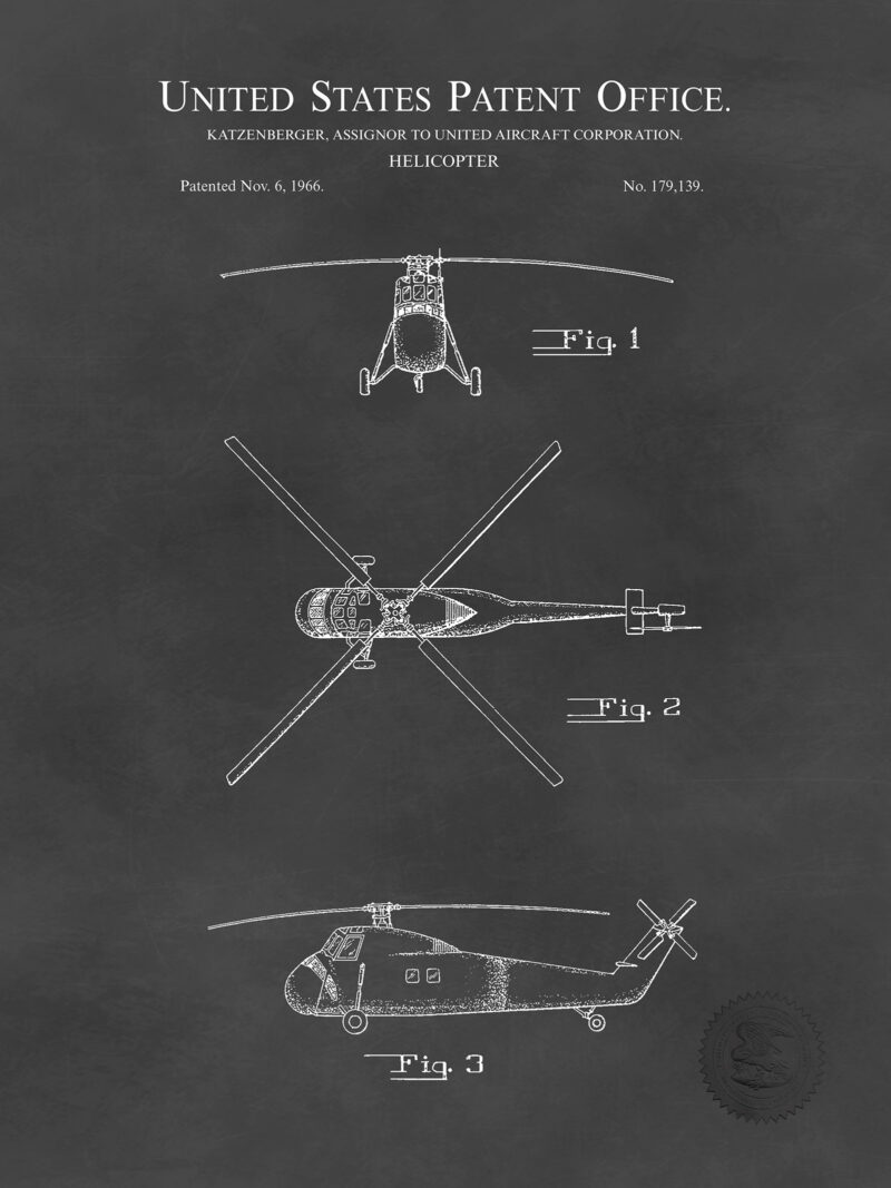 Sikorsky Helicopter | 1955 Patent