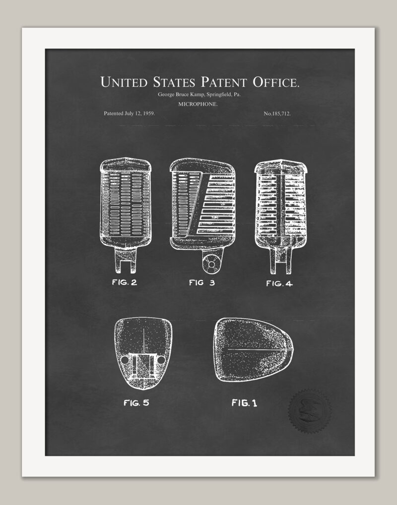 Microphone Print | 1959 Astatic Patent