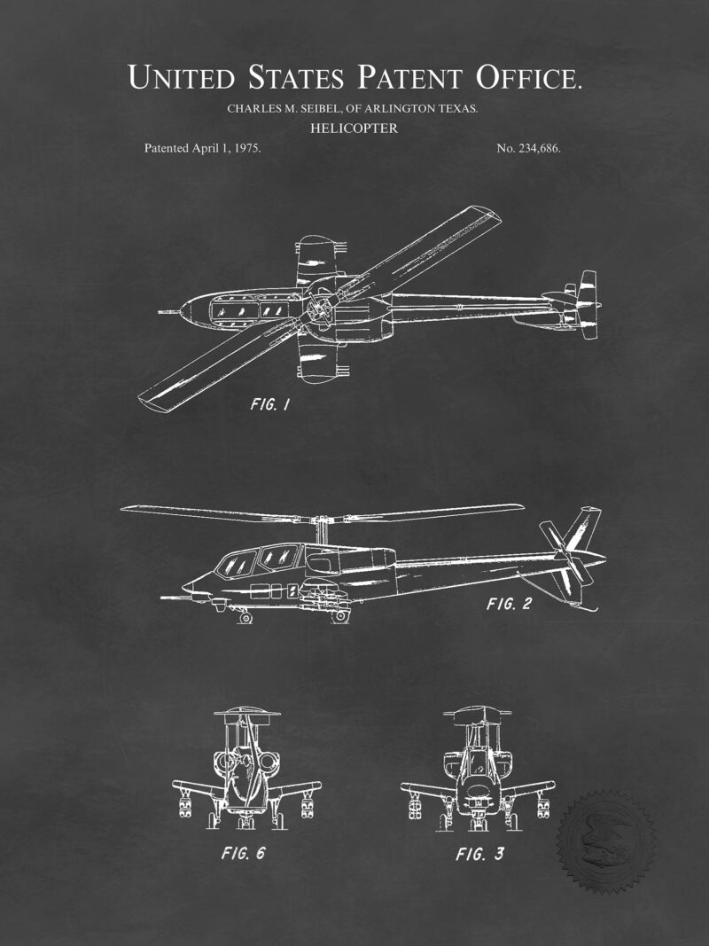 Apache Helicopter | 1975 Aviation Patent