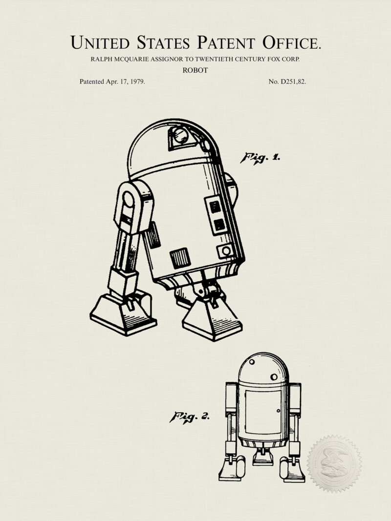 Star Wars Robots | 1979 20th Century Fox Patents