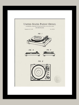 Record Player Design | 1979 Sansui Patent