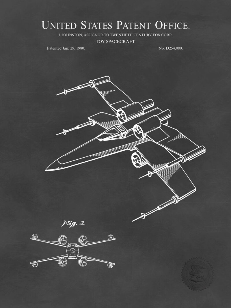Star Wars Spacecraft Design Patents