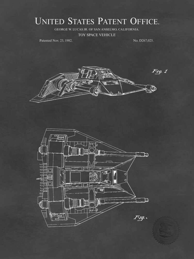 Movie Spacecraft | Lucasfilm Toy Patent