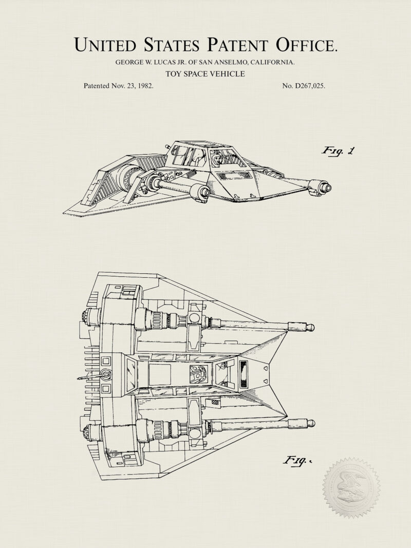 Star Wars Figures  | 1982 Lucasfilm Patents