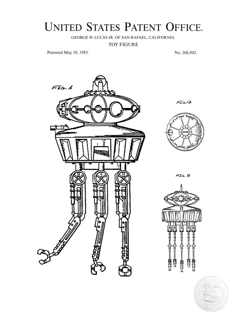 Droid Design | Lucasfilm Toy Patent