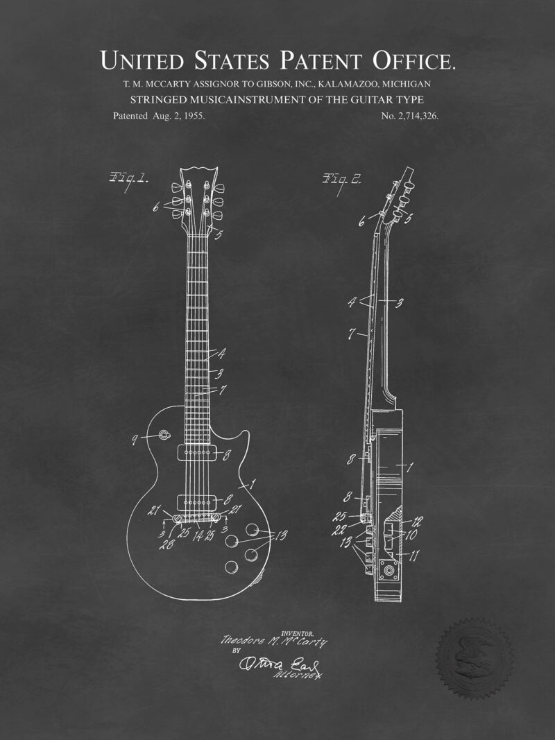 Classic Gibson Guitar Patents