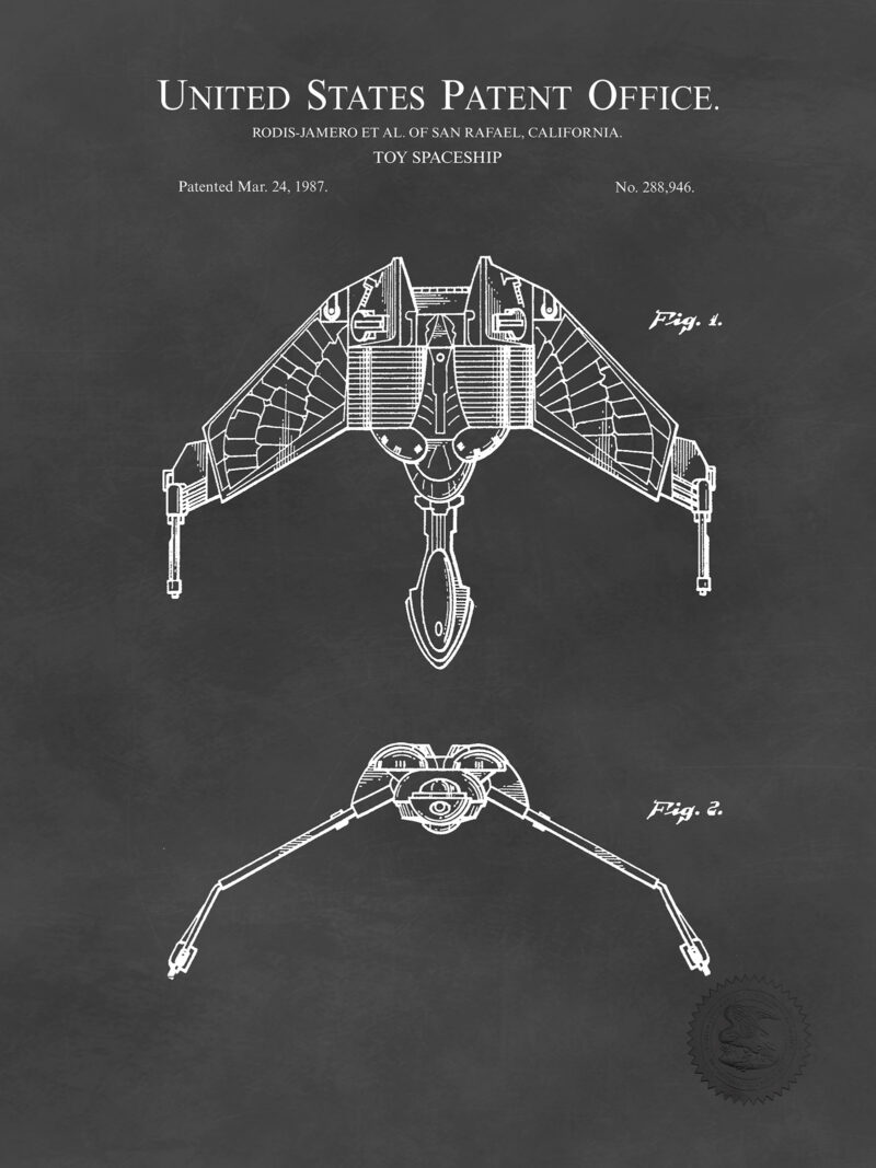 Bird of Prey Design | 1987 Star Trek Toy Patent