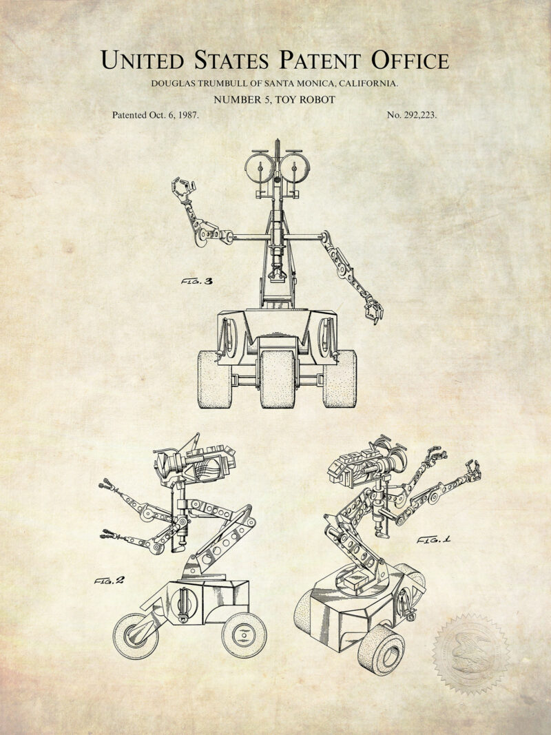 Johnny 5 Robot | Short Circuit Movie Patent