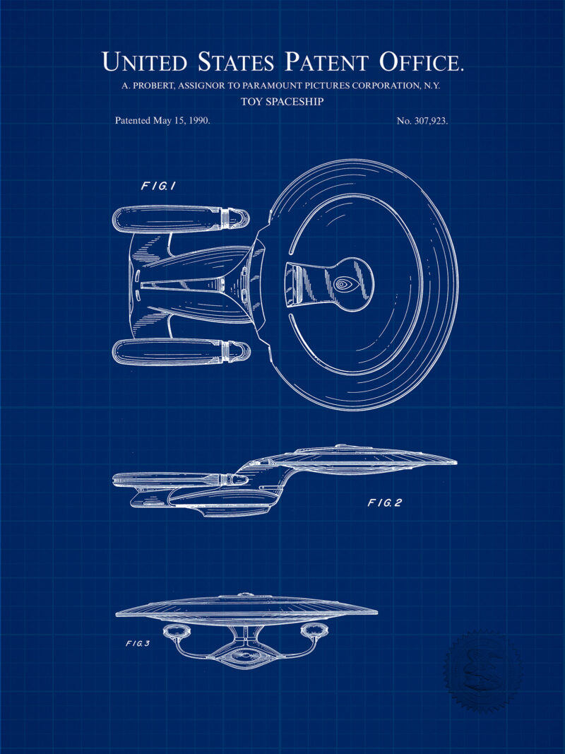 Enterprise Galaxy Class | 1990 Paramount Patent