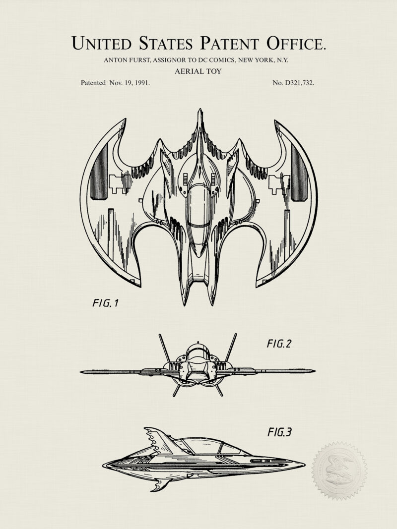 DC Comics Patent | Superhero Plane Design
