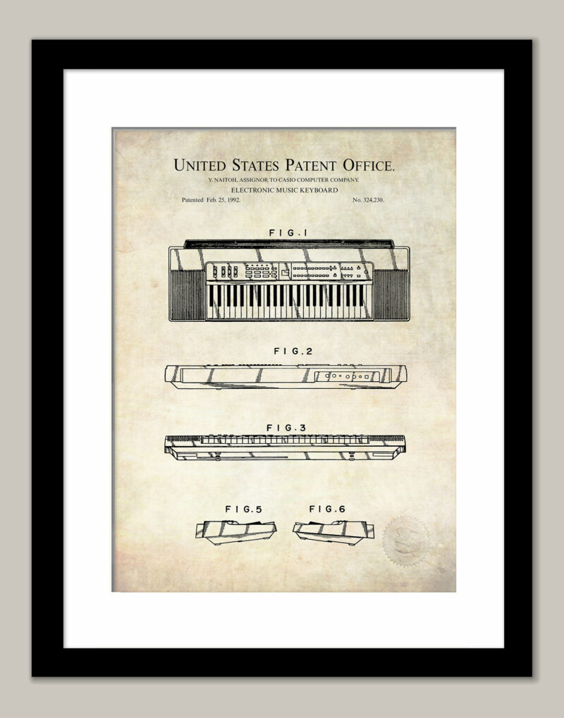 Casio Keyboard | 1992 Music Patent