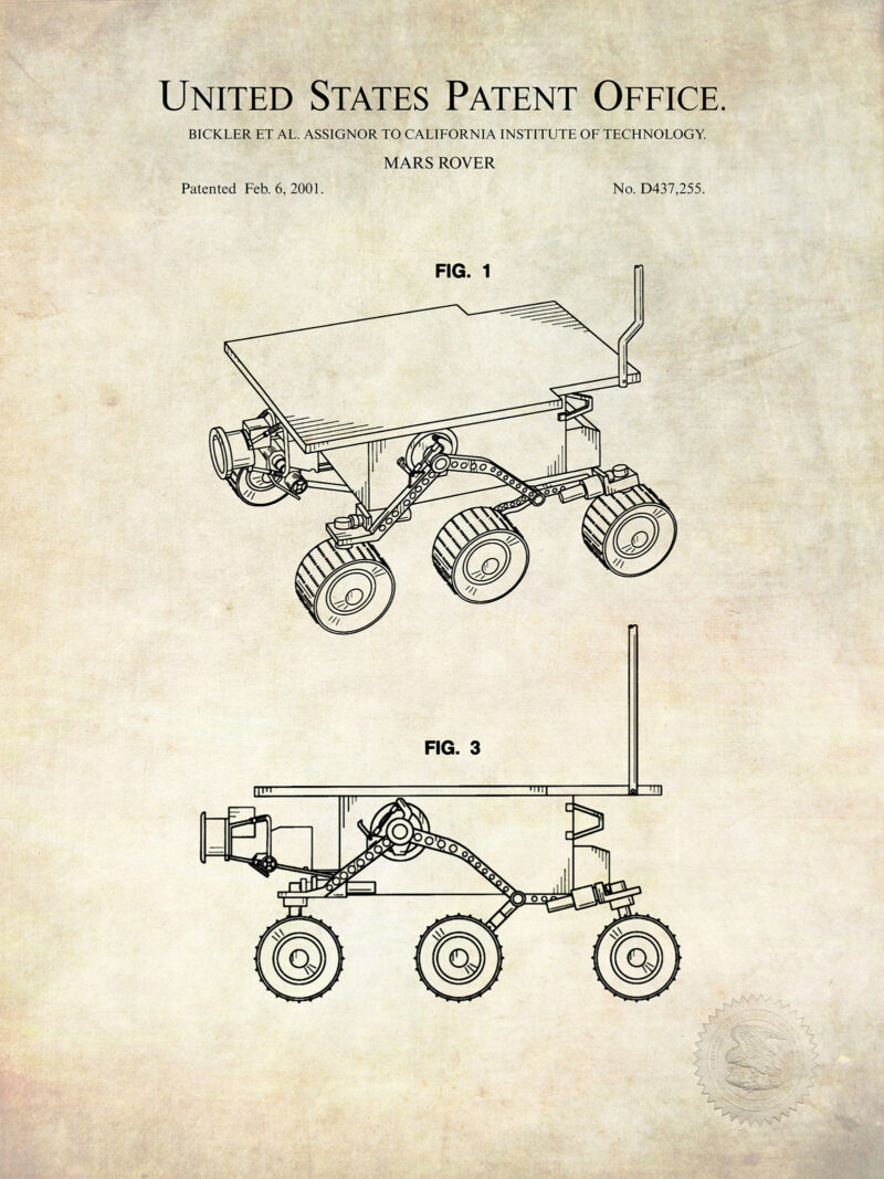 Sojourner | Mars Exploration Rover | 2001 Caltech Patent