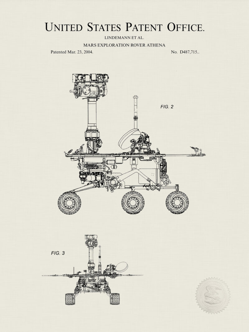Space Exploration Patent Prints