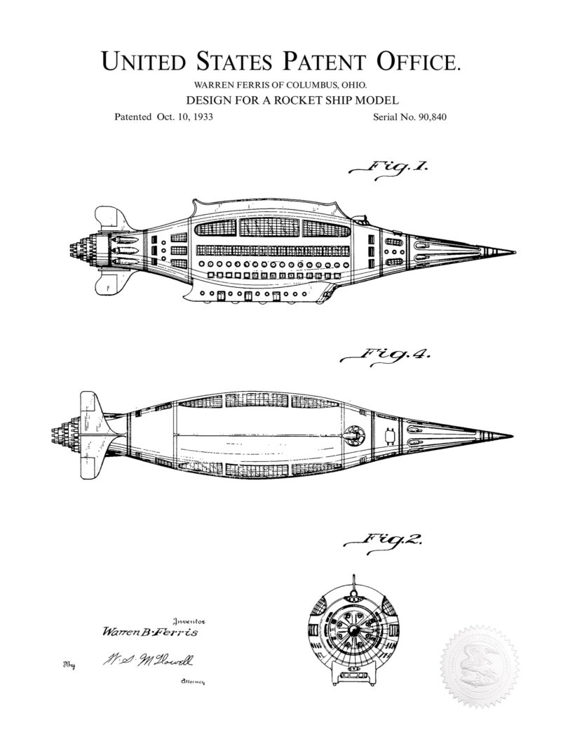 1933 Rocket Ship Design