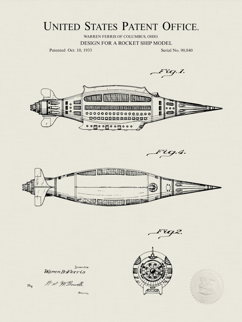 1933 Rocket Ship Design