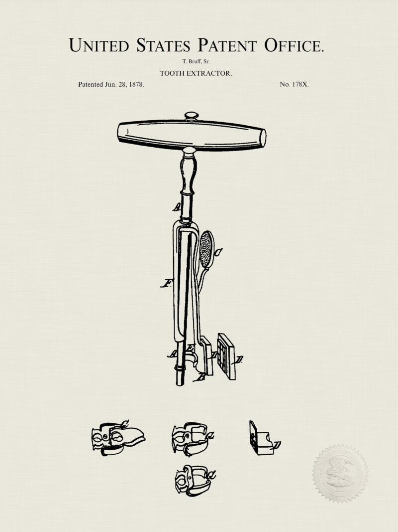 Tooth Extractor | 1797 Patent