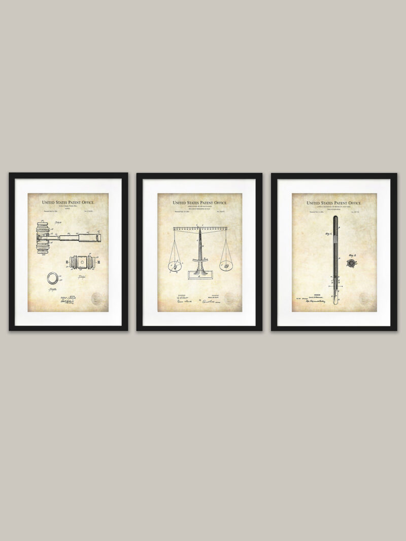 Law Office Decor | Patent Print Collection