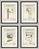 Antique Bathroom Patent Print Collection