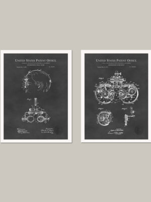 Antique Optometrist Patent Print Set