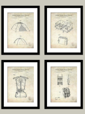 Vintage Camping Decor | Patent Collection