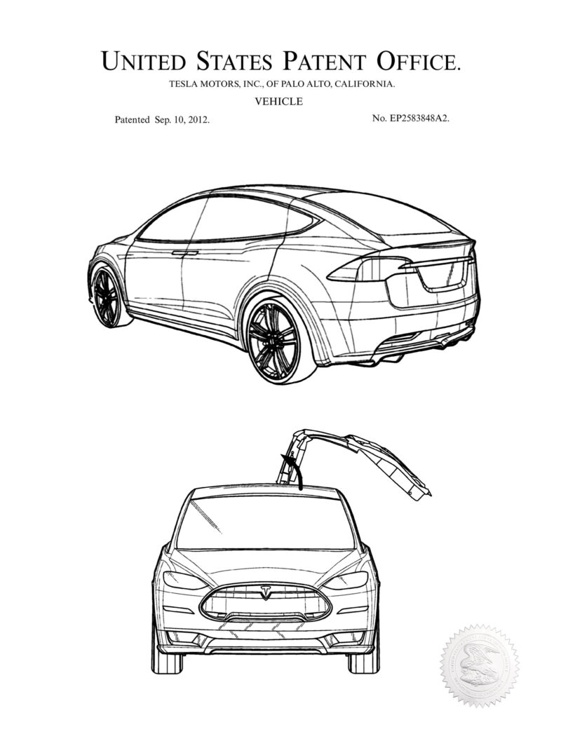 Telsa Model X | 2013 Auto Patent