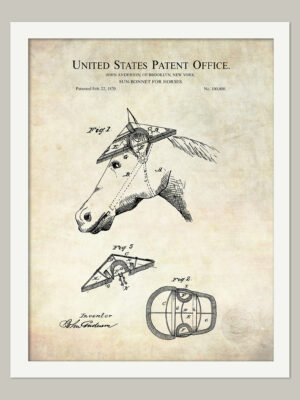 Hat For Horses | 1870 Patent