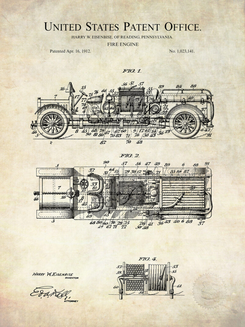 Fire Prevention Prints | Equipment Patents