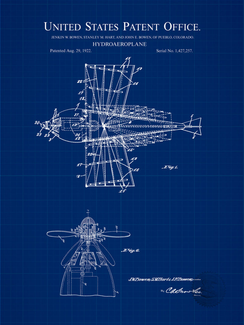 Hydroaeroplane Concept | 1922 Patent