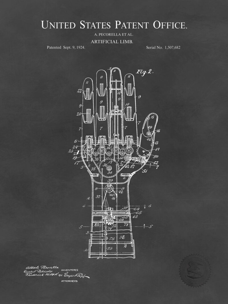 Artificial Limb Design | 1929 Patent