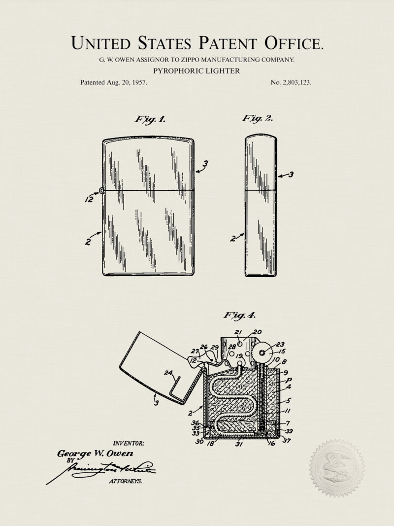 Vintage Cigar Patent Collection