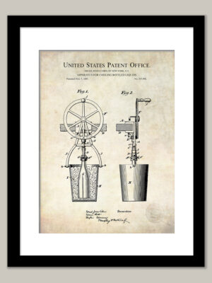 Wine Cooling Apparatus | 1893 Patent