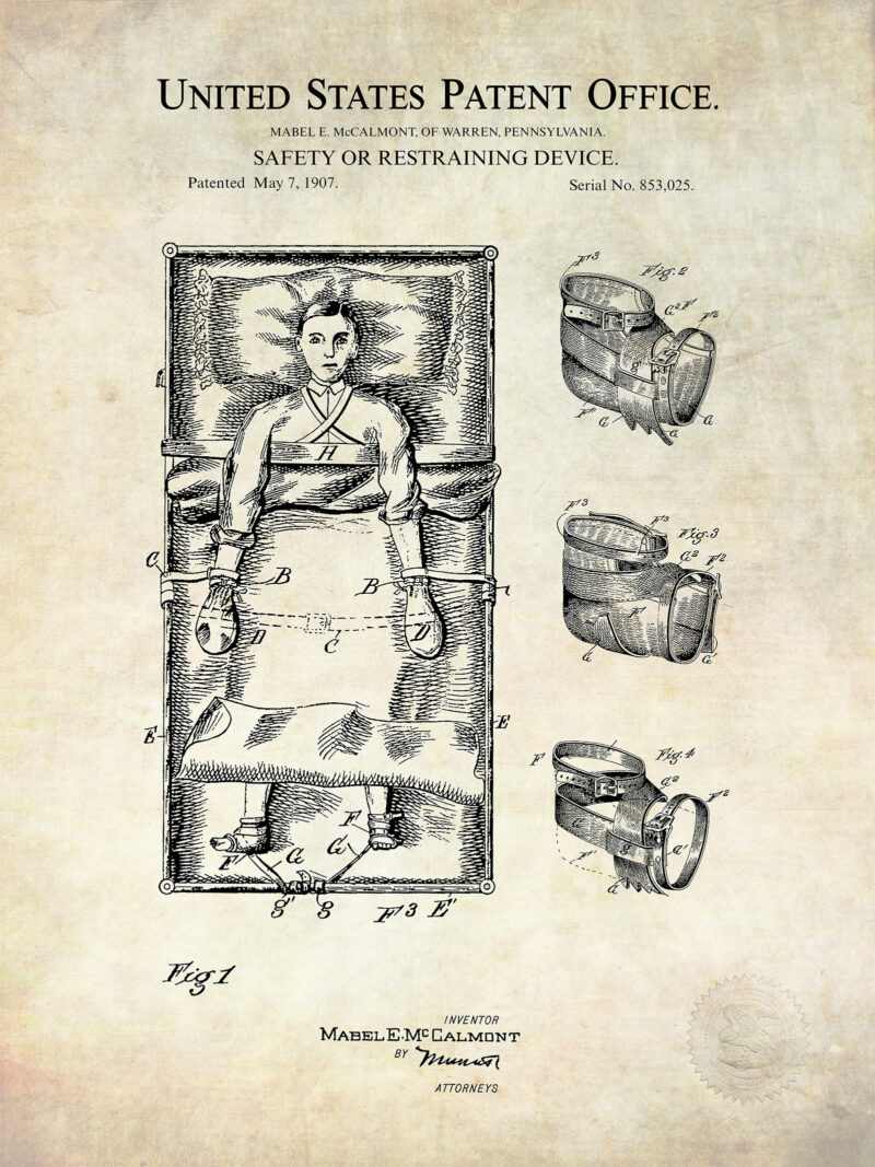 Restraining Device Design | 1907 Patent