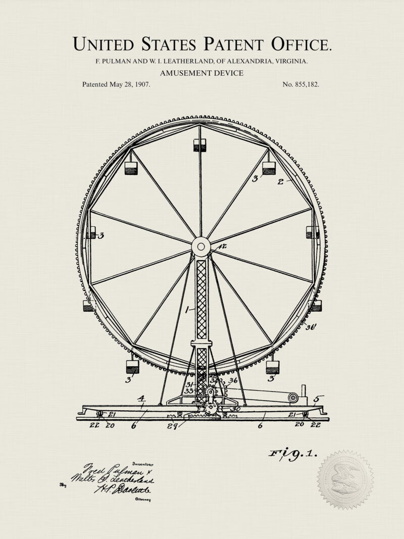 Ferris Wheel | 1907 Carnival Patent