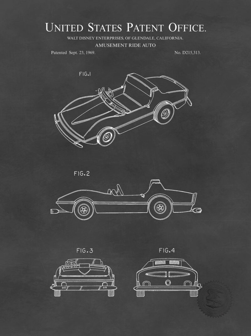 Autopia Ride | 1969 Disneyland Patent