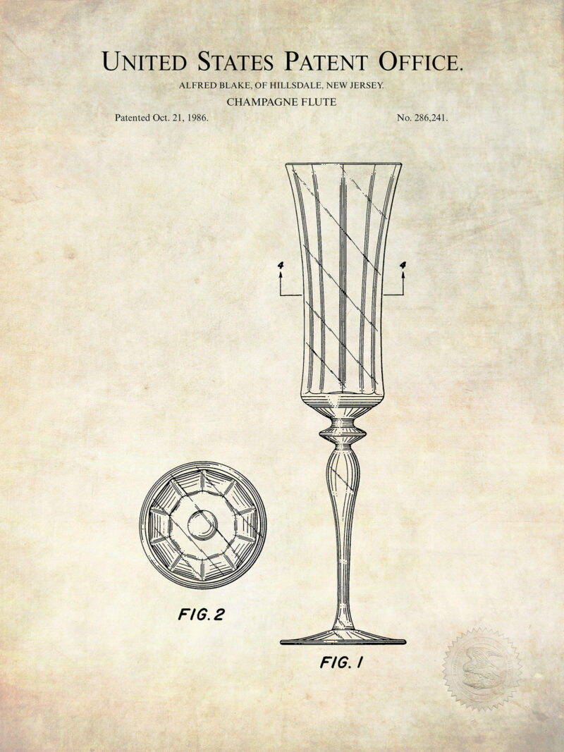 Champagne Flute | 1986 Patent