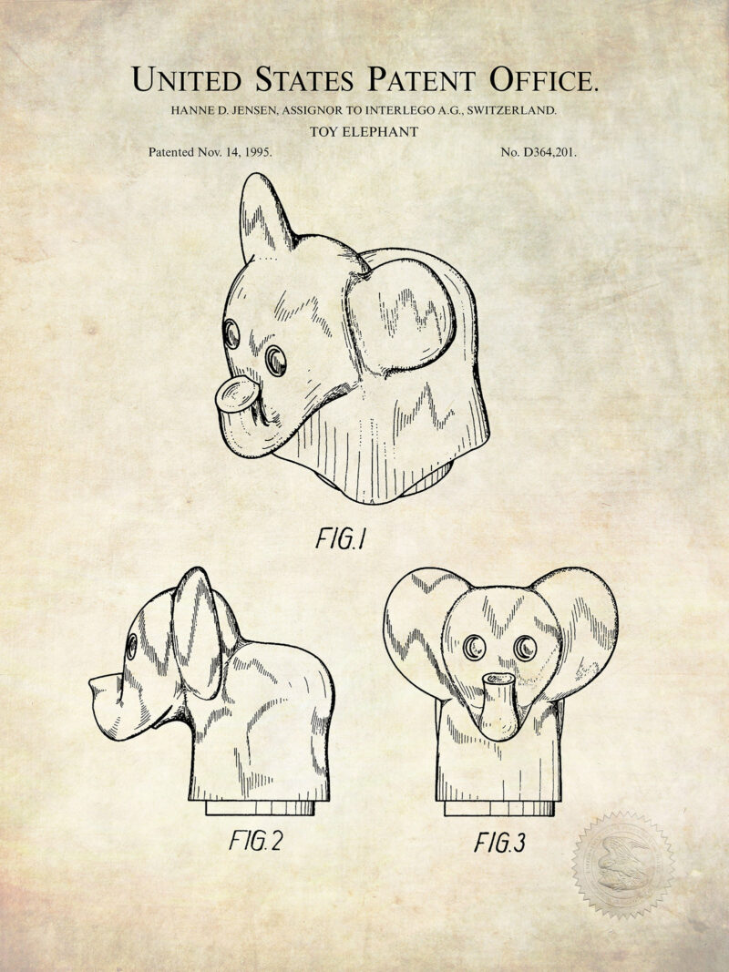 Building Block Animals | 1995 Patent Collection