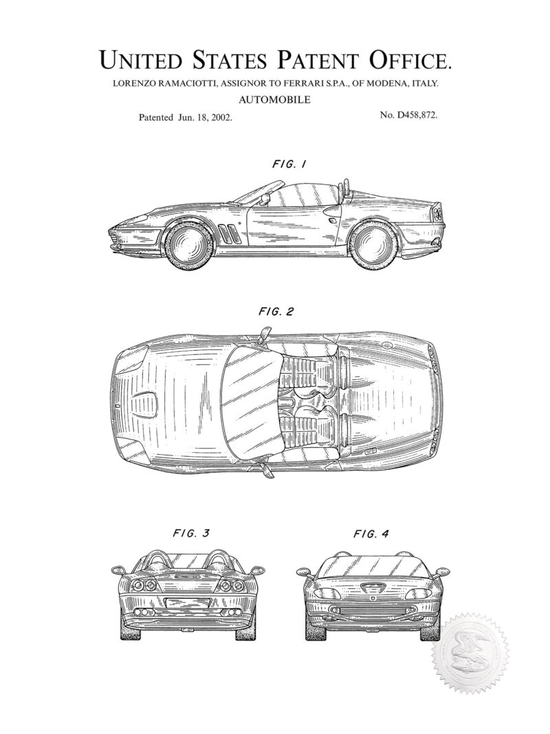 Ferrari 575M Maranello | 2002 Patent