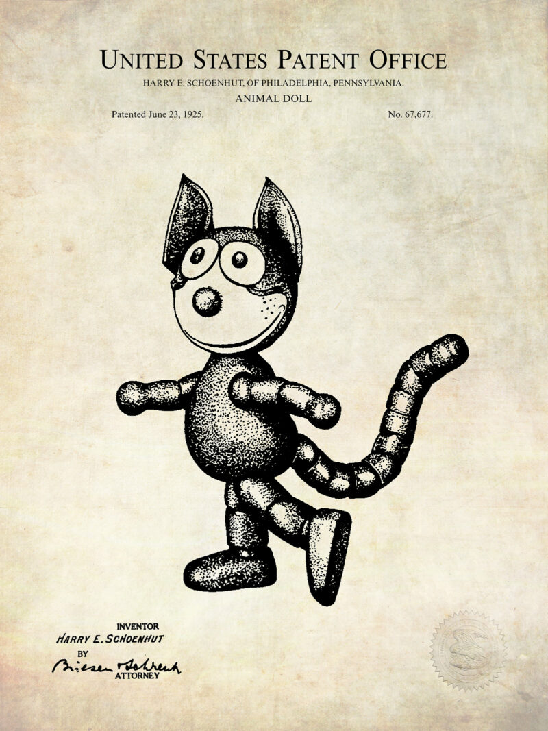 Felix the Cat | 1925 Doll Patent