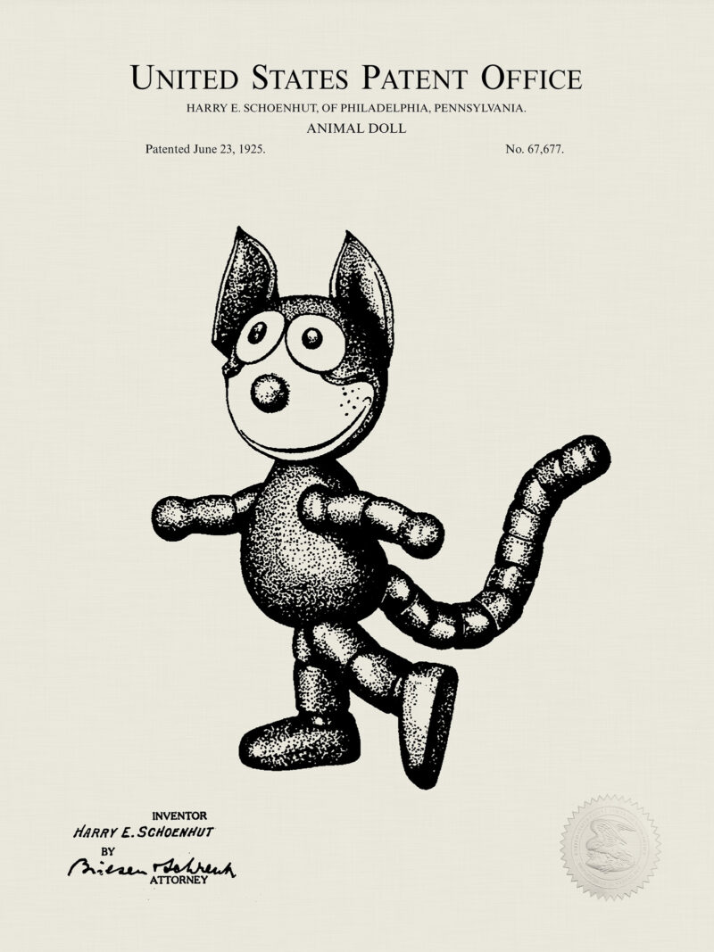 Felix the Cat | 1925 Doll Patent
