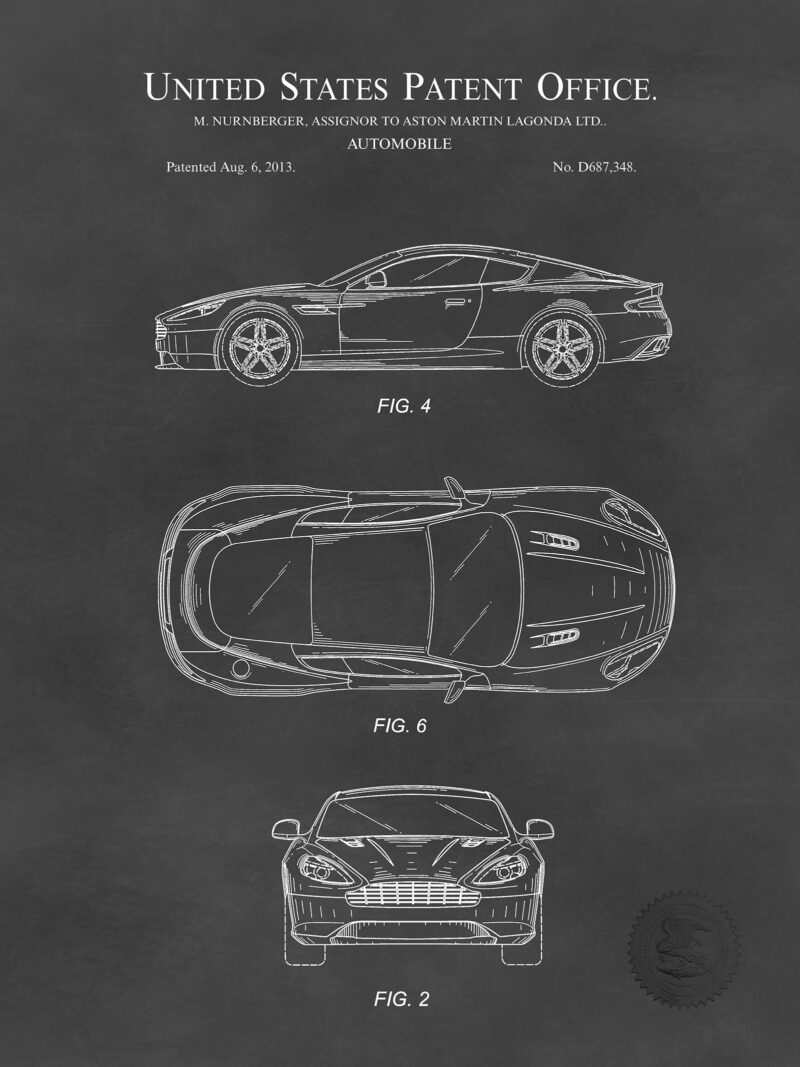 Aston Martin DB9 - 2013 Patent
