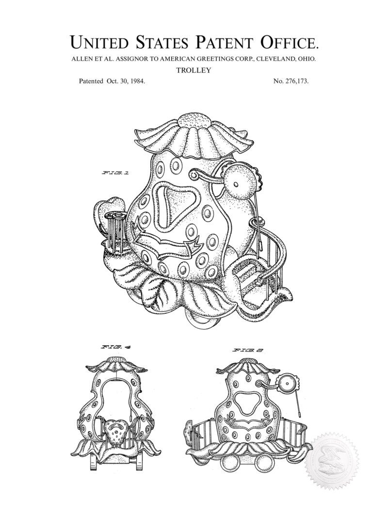 Toy Trolly | 1984 Patent