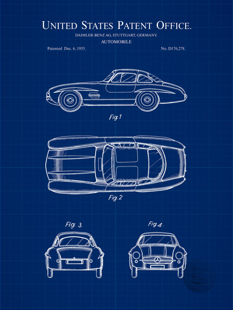 Mercedes 300SL | 1955 Patent